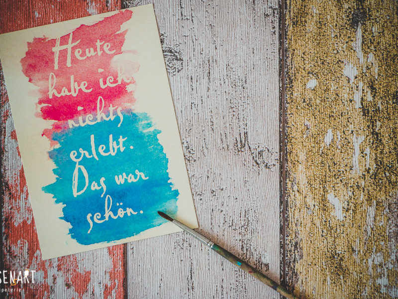 Wunderbar eigensinnig »Heute hab ich nichts erlebt. Das war schön.«