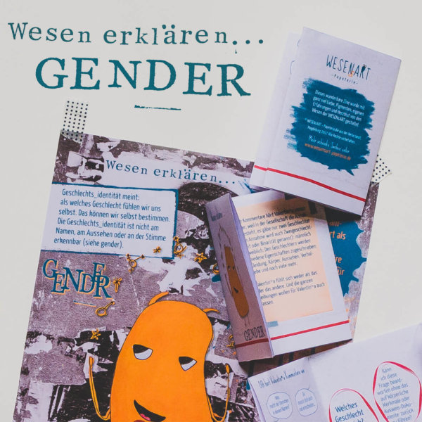 WESENsART // Zine  Wesen erklären: Gender