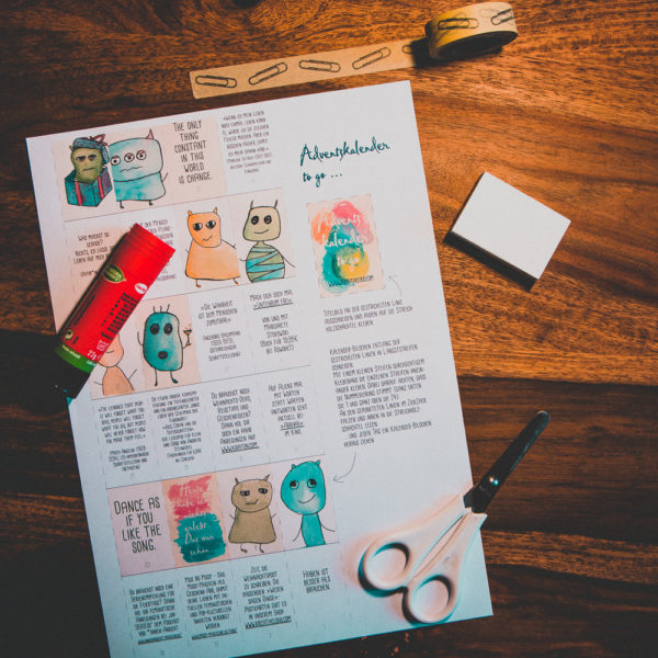 Jeden Tag eine kleine Freude – Adventskalender to go