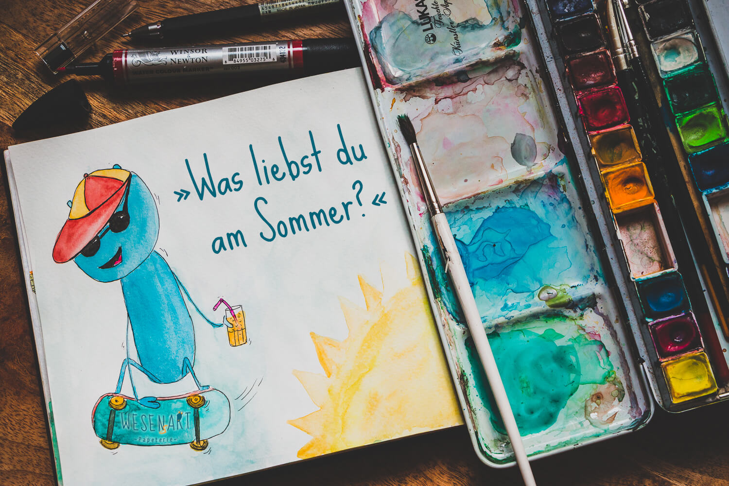 WESENsART – Alex auf dem Skateboard: »Was liebst du am Sommer?«